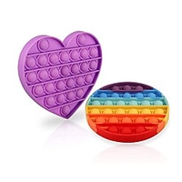 Push Pop Bubble Sensory Fidget Toy Stress Reliever Stress and Anxiety Relief Parent-Child Interaction Educational Silicone For Kid