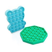 Push Pop Bubble Sensory Fidget Toy Stress Reliever Stress and Anxiety Relief Parent-Child Interaction Educational Silicone For Kid