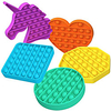 Push Pop Bubble Sensory Fidget Toy Stress Reliever Stress and Anxiety Relief Parent-Child Interaction Educational Silicone For Kid