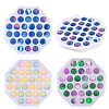 Push Pop Fidget Toy,  Pop Push Bubble Sensory Toy for Autism,  Food Grade Silicone HIPS Stress Reliever Toy Set of 2,  Anti-Anxiety Dimple Squeeze Toy for Adults Kids Gift miniinthebox