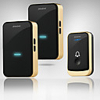 Q192192-BG Wireless One to Two Doorbell Hands-free / Music / Ding dong Waterproof / Intercom Indoor / Outdoor / Kitchen