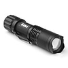 Q3-WC 120-Lumen Convex Lens LED Flashlight - Black (1 x AA/1 x 14500)