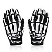 QEPAE Winter Bike Gloves / Cycling Gloves Mountain Bike MTB Breathable Anti-Slip Sweat-wicking Protective Full Finger Gloves Sports Gloves Lycra Black / White Skull for Adults