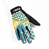 QEPAE Winter Bike Gloves / Cycling Gloves Thermal / Warm Anti-Shake / Damping Wearable Skidproof Full Finger Gloves Sports Gloves BlueYellow for Adults