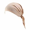 qhome womens rhinestone head scarf head wrap chemo cap spandex bandana du rag