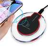 Qi Mini Wireless Fast Charging Desktop Portable Mobile Phone Charger USB Wireless Charging Pad for Samsung S21 S20 S10 A Series Oneplus 9 8 7 Xiaomi Huawei LGGoogle miniinthebox