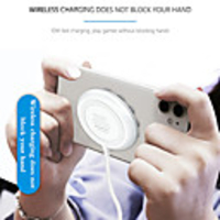 Qi Wireless Charger Suction Cup Adsorption Charger Play Game for iPhone 11 Xs X Samsung S20 10W Fast Wireless Charging Pad Mini