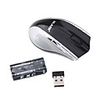 Qmice Blaze 2.4 GHz USB Wireless Optical Mouse (Silver)