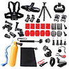 qqt for gopro accessories 25 in 1 set family kit go pro sj4000 sj5000 sj6000 accessories package for gopro hd hero 3 4 5 camera
