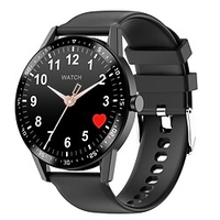 QS01 Heart Rate Monitor Smartwatch Sports Fashion for Ladies Man Smart Watch 1.28 inch Smartwatch Fitness Running Watch Bluetooth Pedometer Call Reminder Activity Tracker Compatible with Android iOS W miniinthebox