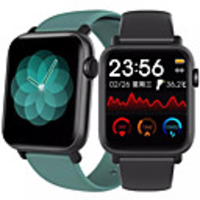 QS19 Smartwatch for Apple/Android/Samsung Phones,  Sports Tracker Support Heart Rate/Blood Pressure Measure