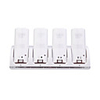 Quad USB Battery Charging Station/Stand/Dock with Rechargeable Batteries for Wii Remote
