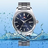 Quartz Watch for Men Analog - Digital Quartz Oversize Minimalist Waterproof Chronograph Metal Stainless Steel Creative miniinthebox