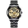 Quartz Watch for Men Analog Quartz Oversize Modern Style Waterproof Calendar Metal Stainless Steel Creative miniinthebox