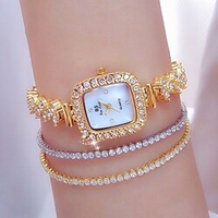 Quartz Watch for Women Analog Quartz Stylish Glitter Luxury Fashion Creative Stainless Steel Stainless Steel Creative / One Year miniinthebox
