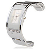 Quartz Watch with Metal Rope Watch Strap - Black Face