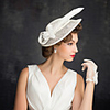Queen Elizabeth Audrey Hepburn Dresses Retro Vintage 1950s 1920s Dress A-Line Dress Kentucky Derby Hat Pillbox Hat Women