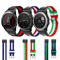 Quick Release Nylon Watch Band for Garmin Fenix 6 Pro / 6X Pro / Fenxi 5 Plus / 5X Plus / Fenix 3 HR / Forerunner 935 945 / Approach S60 S50 / D2 Bravo / MK1 Bracelet Wrist Strap Wristband miniinthebox