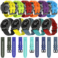 Quick Release Silicone Watch Band For Garmin Fenix 6 Pro / Fenix 5 Plus / Approach S60 / Forerunner 935 / Quatix5 Sapphire Watch Easy fit Replaceable Sport Bracelet Wrist Strap Wristband miniinthebox