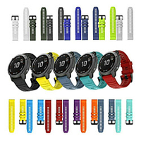 Quick Release Silicone Watch Band For Garmin Fenix 6X Pro / Fenix 5X Plus / Fenix 3 HR / Fenix 3 Sapphire / D2 Bravo Watch Easy fit Replaceable Sport Bracelet Wrist Strap Wristband miniinthebox