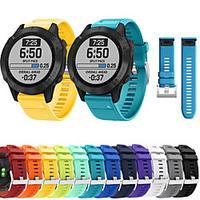 Quick Release Watch Band for Garmin Fenix 6 Pro / Fenix 5 Plus / Forerunner 945 / 935 / Approach S60 / Quatix 5 Sport Silicone Bracelet Wrist Strap Wristband miniinthebox