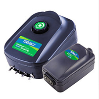 Quiet 220v 8W 12W Air Pump Adjustable Super Silent 2/4 Outlet Aquarium Fish Tank Oxygen Air Aerator Koi Fish Air Aerator