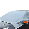 R-3909-1 Car Windshield Snow Cover for Car Front Windscreen Ice Cover Protector Waterproof Car Windshield Sun Shade Half Car Cover with Hook and Straps Fit Most Car SUV Truck Van