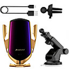 R2 Car Automatic Induction Wireless Charging Mobile Phone Holder Suction Cup Air Outlet 2 In 1 Mobile Phone Fast Charging Holder