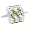 R7S 5W 24x5050 SMD 300-360LM 6000-6500K Natural White Light LED Corn Bulb (85-265V)