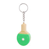 Racket Style UV Light Keychain with Hard Plastic Material