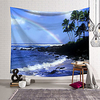 Rainbow Ocean Beach Wall Tapestry Art Decor Blanket Curtain Hanging Home Bedroom Living Room Decoration Polyester miniinthebox