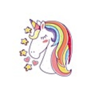 Rainbow Unicorn Wall Stickers Decorative Wall Stickers,  PVC Home Decoration Wall Decal Wall Decoration / Removable