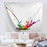 Rainbow Wall Tapestry Art Decor Blanket Curtain Hanging Home Bedroom Living Room Decoration Polyester miniinthebox