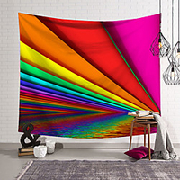 Rainbow Wall Tapestry Art Decor Blanket Curtain Hanging Home Bedroom Living Room Decoration Polyester miniinthebox
