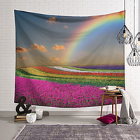 Rainbow Wall Tapestry Art Decor Blanket Curtain Hanging Home Bedroom Living Room Decoration Polyester miniinthebox
