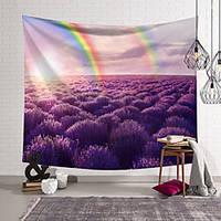 Rainbow Wall Tapestry Art Decor Blanket Curtain Hanging Home Bedroom Living Room Decoration Polyester miniinthebox