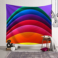Rainbow Wall Tapestry Art Decor Blanket Curtain Hanging Home Bedroom Living Room Decoration Polyester miniinthebox