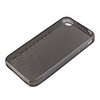 Raindrop Pattern Protective TPU Case for iPhone 4G Translucent Black