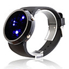 Rall Ball Pattern Blue LED Wrist Watch