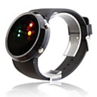 Rall Ball Pattern Multicolor LED Wrist Watch
