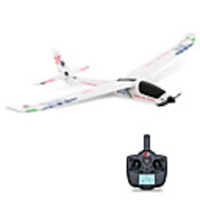 rc airplane,  remote control glider rc quadcopter aircraft rc airplane with safe technology (4-ch 2.4ghz transmitter included),  easy to fly for adults beginners (red)