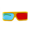 Re-useable Plastic Frame Resin Lens Anaglyphic 3D Glasses