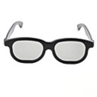 Re-useable Resin Lens 3D Frameless Glasses