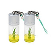 Real Growable Lucky Bamboo Plant In-a-Bottle Keychain (2-Pack)