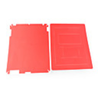 Rear Cover Sticker for iPad 2 and iPhone 4 - Red