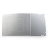Rear Cover Sticker for iPad 2 and iPhone 4 - Silver