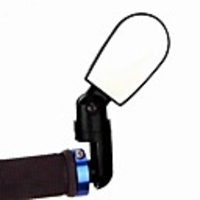 Rear View Mirror Bar End Bike Rear View Mirror Adjustable 360°Rolling / Rotatable Wide viewing angle Cycling Bicycle motorcycle Bike Plastics Black Road Bike Mountain Bike MTB Folding Bike