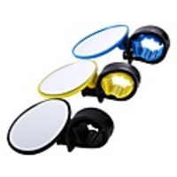 Rear View Mirror Bar End Bike Rear View Mirror Adjustable Flexible Shatterproof Wide Range Back Sight Reflector Angle Cycling Bicycle motorcycle Bike Plastics Resin Black Black / Yellow Fuchsia Road