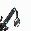 Rear View Mirror Bar End Bike Rear View Mirror Adjustable Portable Shockproof Cycling Bicycle motorcycle Bike PVC(PolyVinyl Chloride) Black Road Bike Mountain Bike MTB Fixed Gear Bike