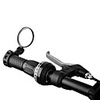 Rear View Mirror Bar End Bike Rear View Mirror Convex Mirror Adjustable Portable Shockproof Cycling Bicycle motorcycle Bike Mix Black 1 pcs Road Bike